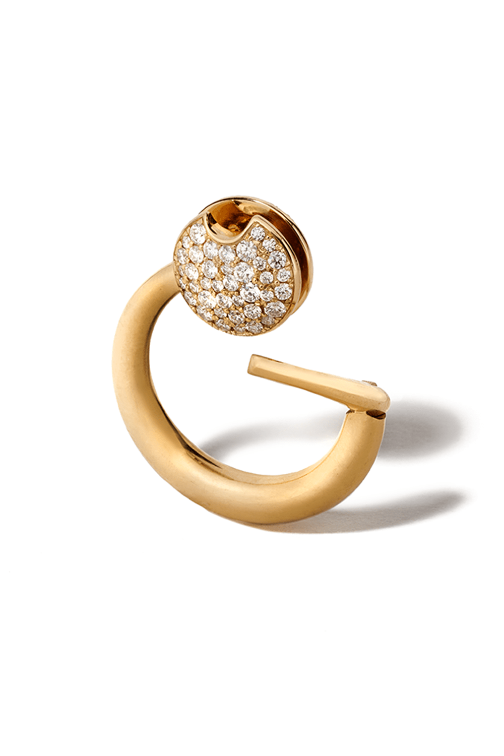 MARLA AARON-Stoned Musgrave Lock-YELLOW GOLD