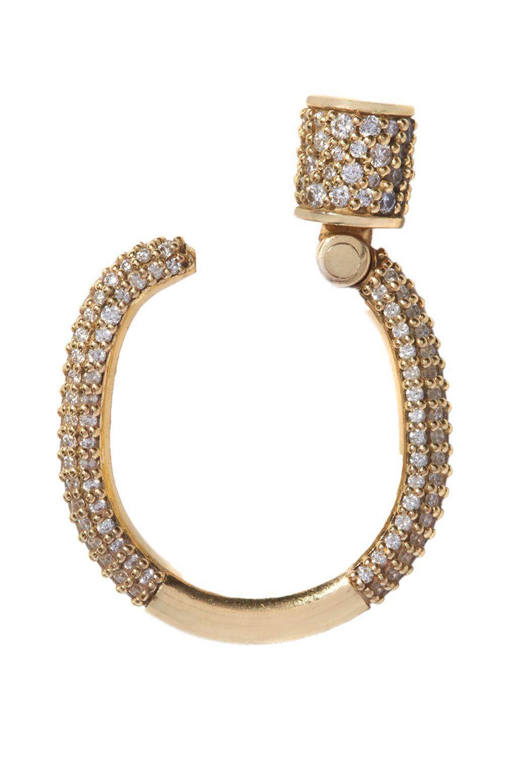 Diamond The Allstone Trundle Lock Ring-YELLOW GOLD-6.5-JEWELRYFINE JEWELRING-MARLA AARON