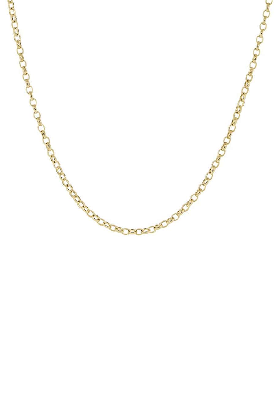 MARLO LAZ-18 Inch 1.8 Rolo Chain - Yellow Gold-YELLOW GOLD