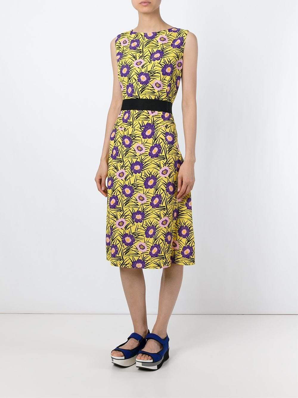 MARNI-Floral Print Shift-