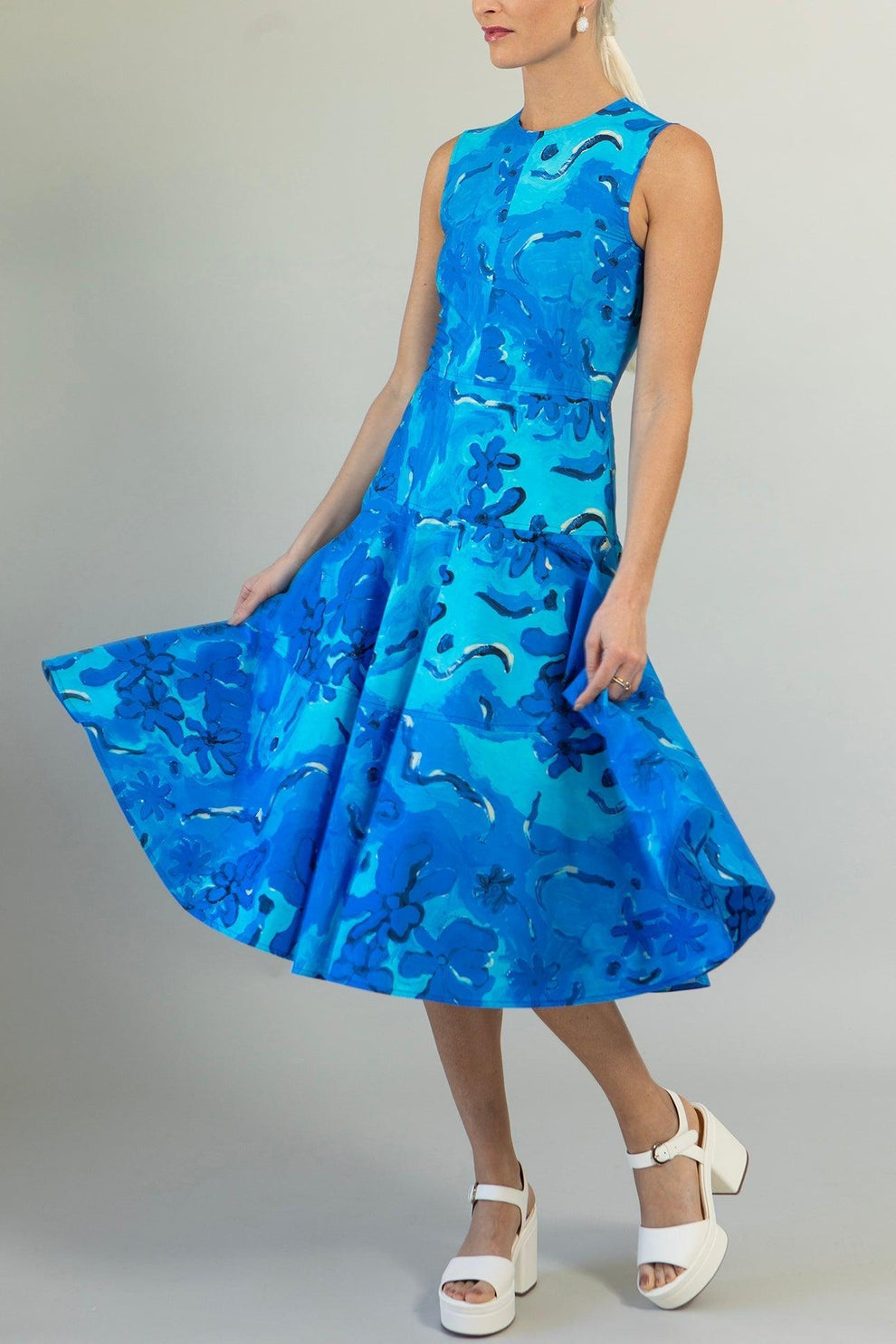 midi circle dress Circle Skirt Midi Dress