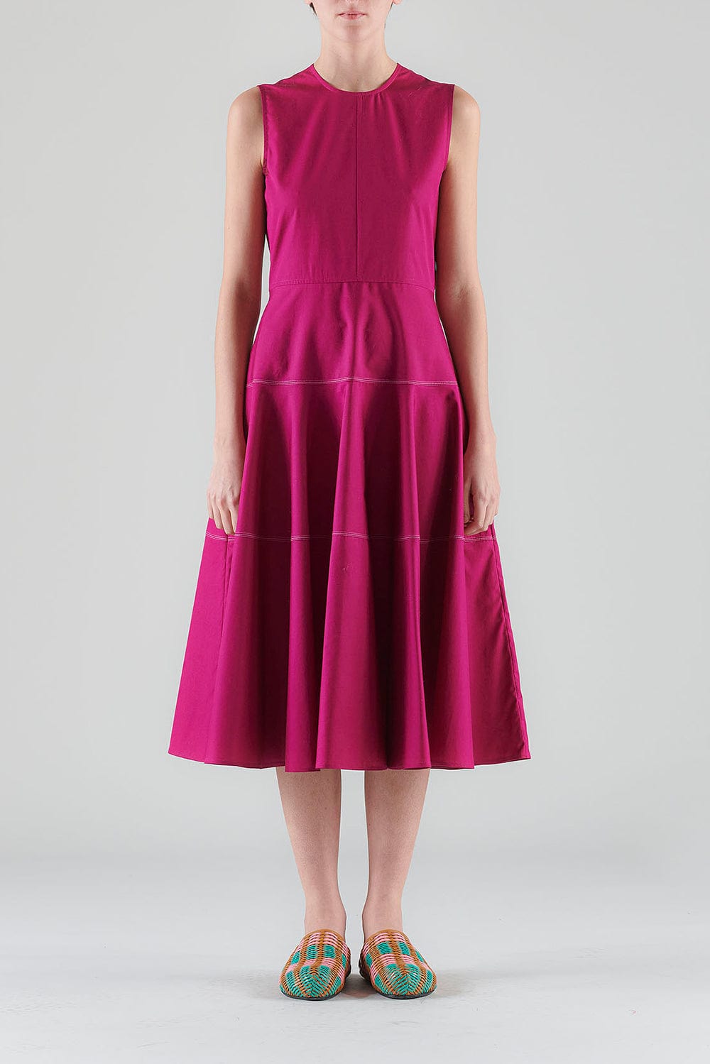 MARNI-Sleeveless Midi Dress-