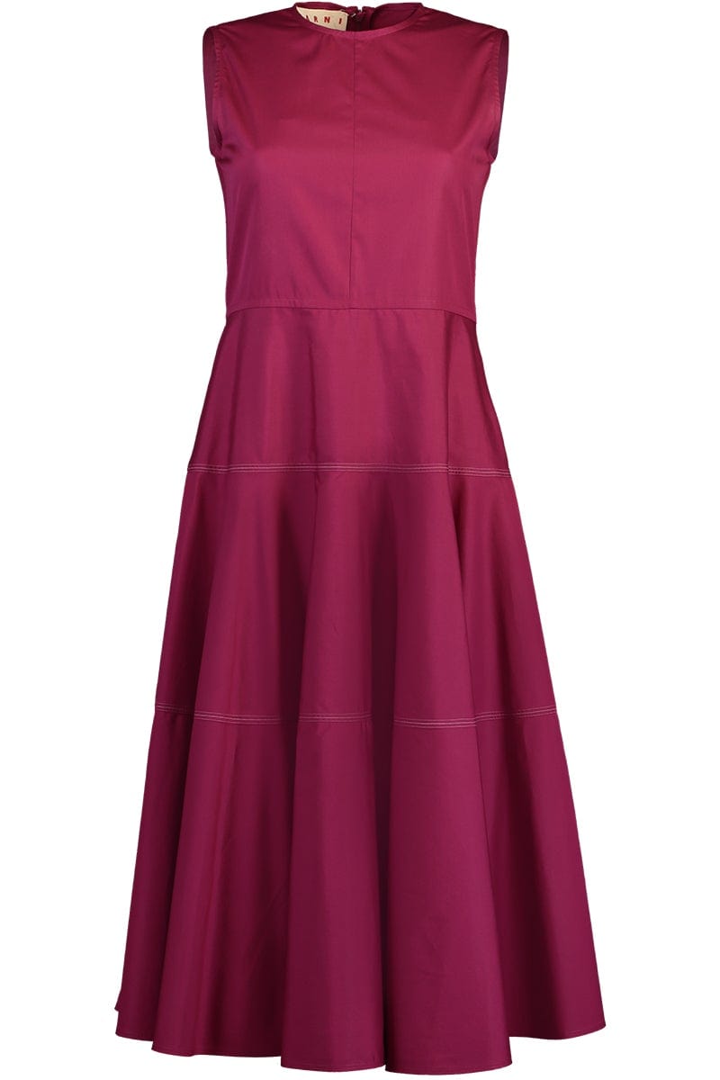 MARNI-Sleeveless Midi Dress-
