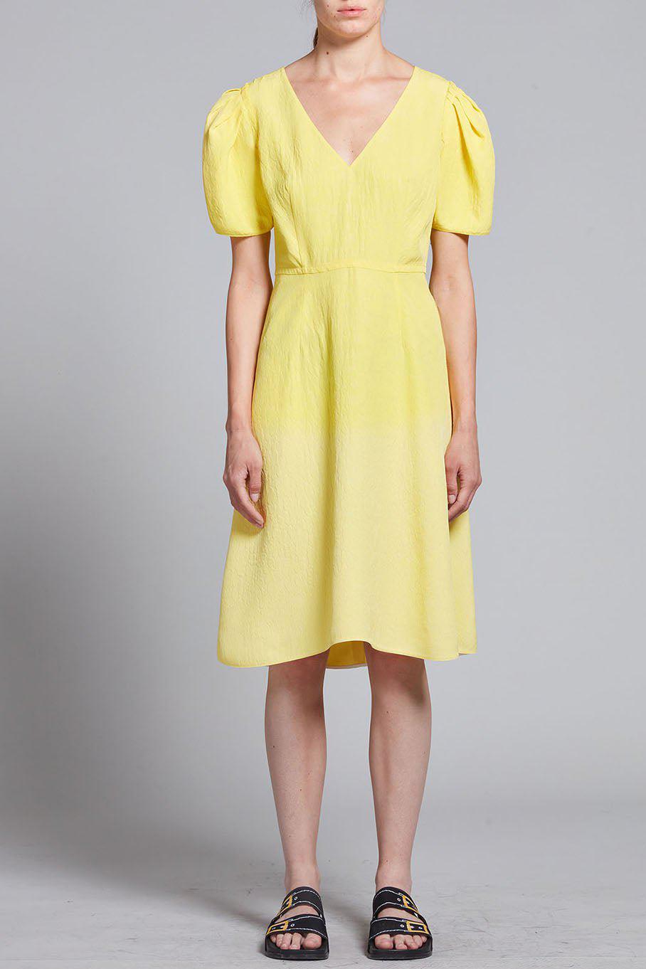MARNI-Balloon Sleeve Midi Dress-
