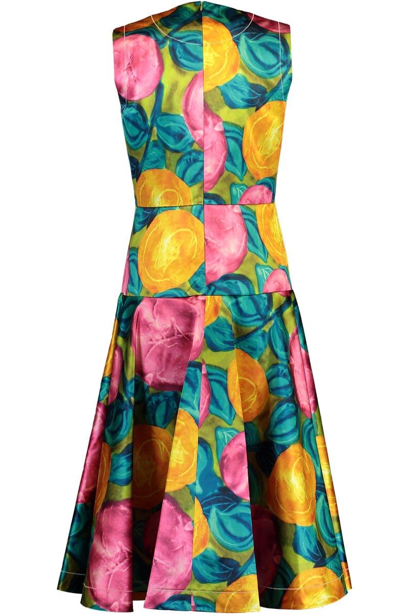 MARNI-Sleeveless Flower Midi Dress-