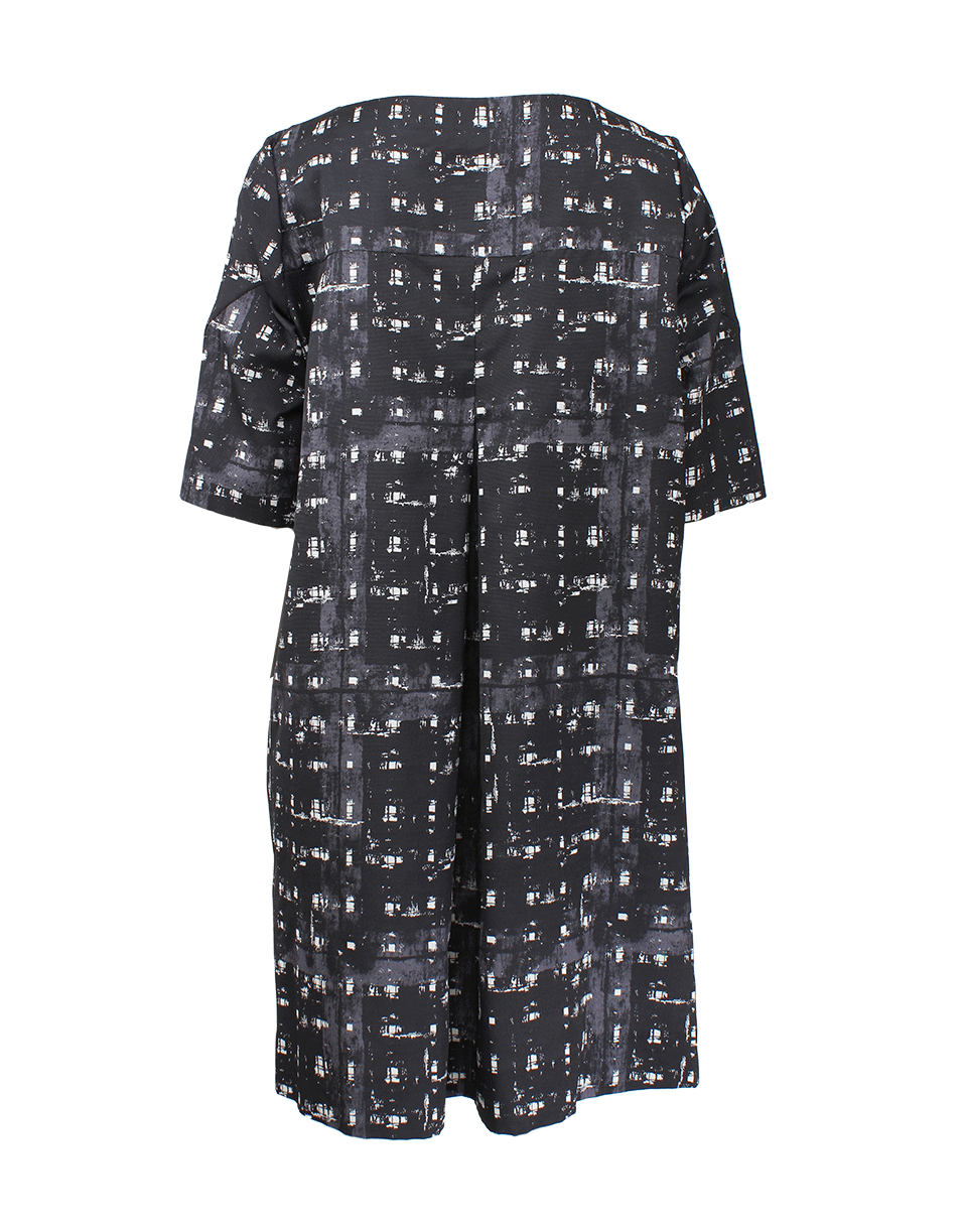 MARNI-Boatneck Printed Dress-