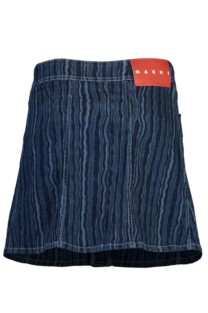 MARNI-Front Button Mini Skirt-