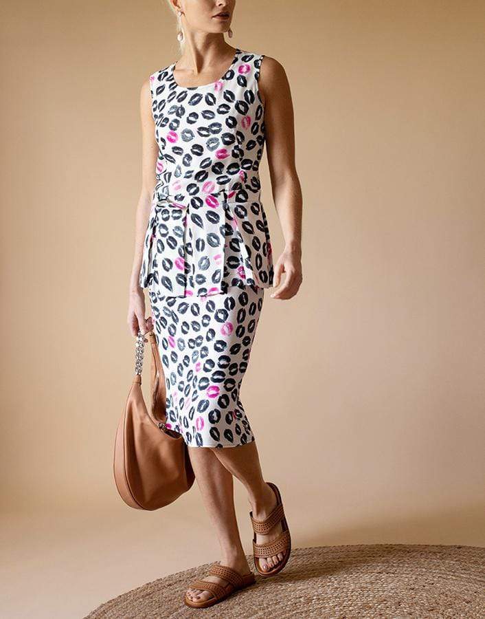 MARNI-Kiss Tornado Printed Viscose Tulip Skirt-