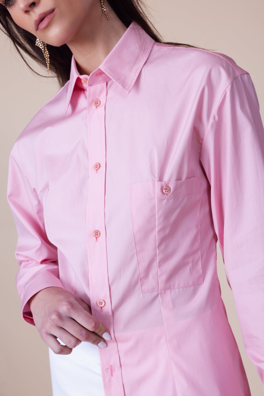MARNI-Long Sleeve Button Shirt-
