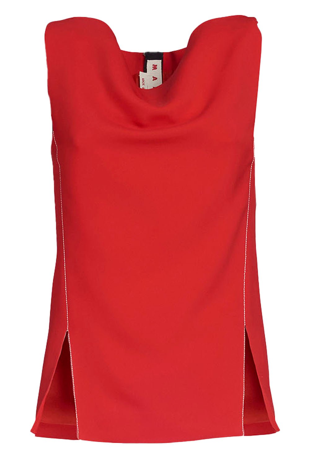 MARNI-Cady Top - Lacquer Red-