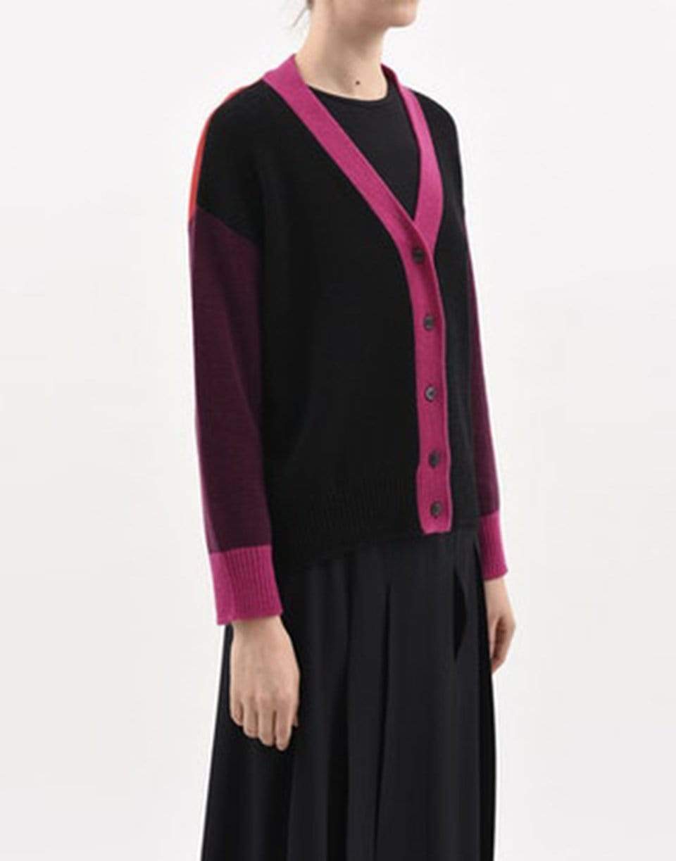 MARNI-Colorblock Boyfriend Cardigan-