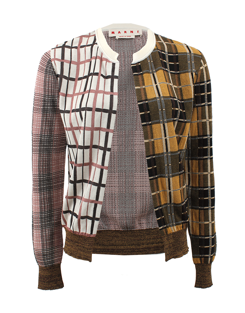 MARNI-Patchwork Cardigan-