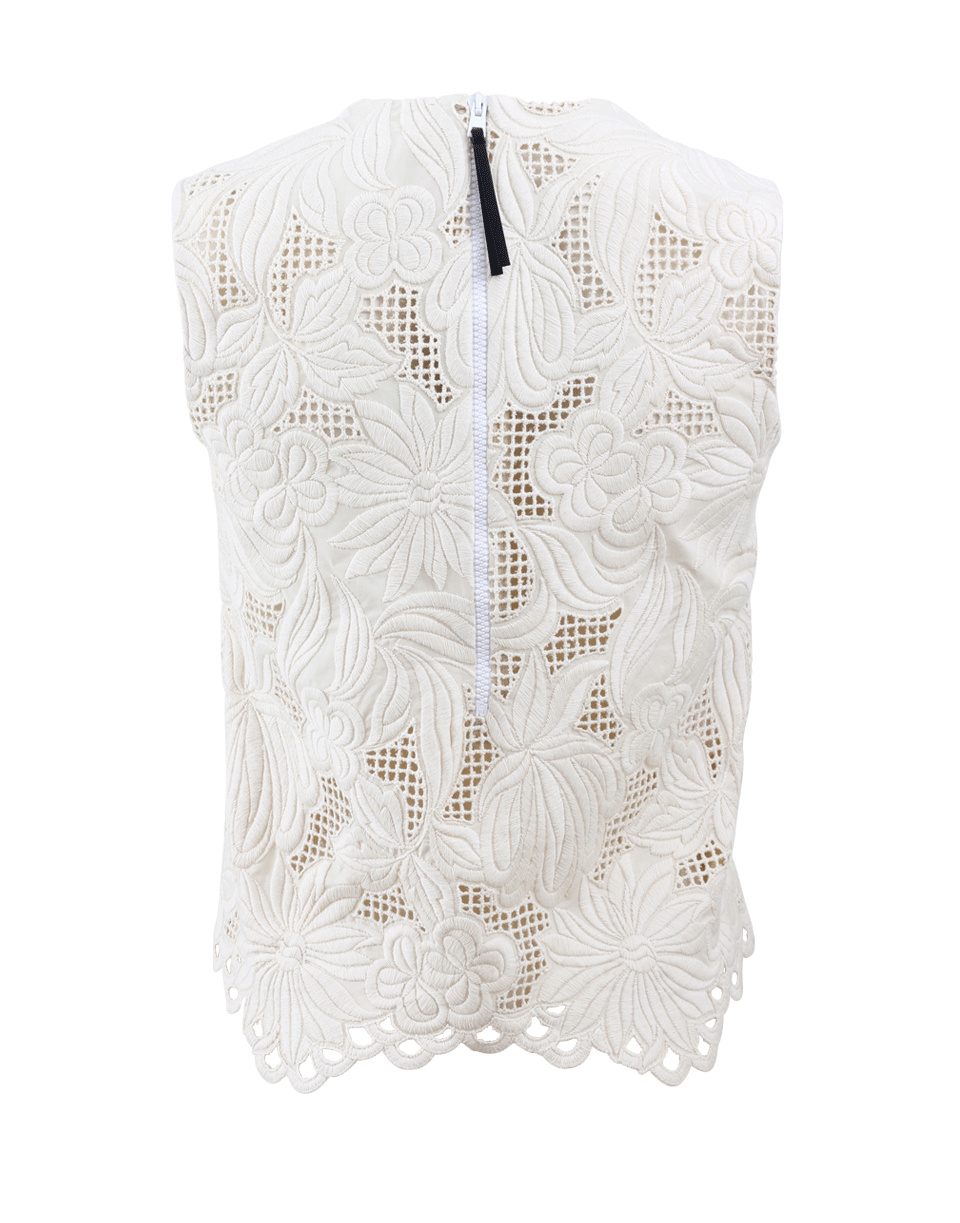 MARNI-Lace Crop Top-