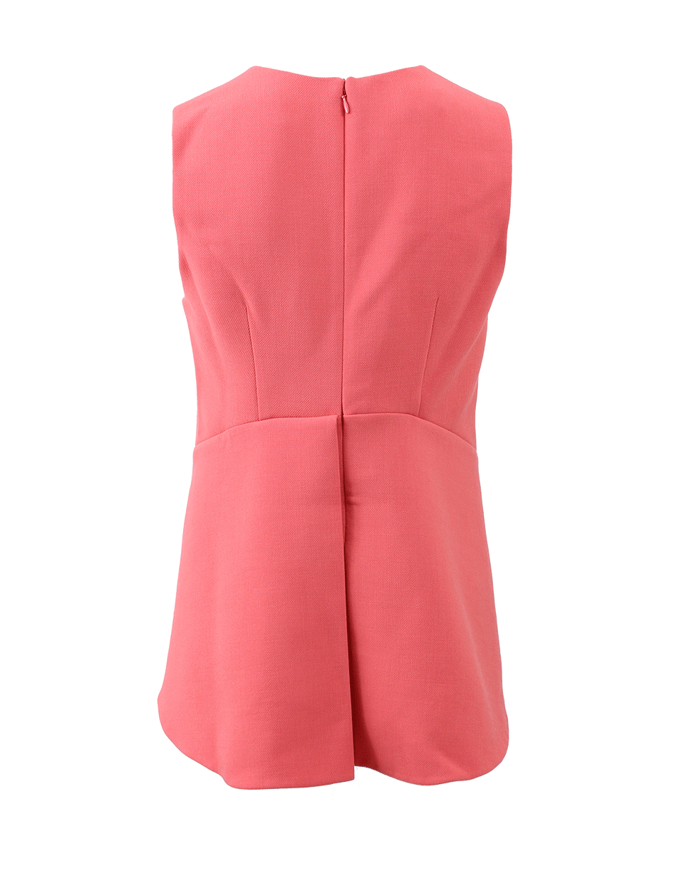 MARNI-Crewneck Peplum Top-