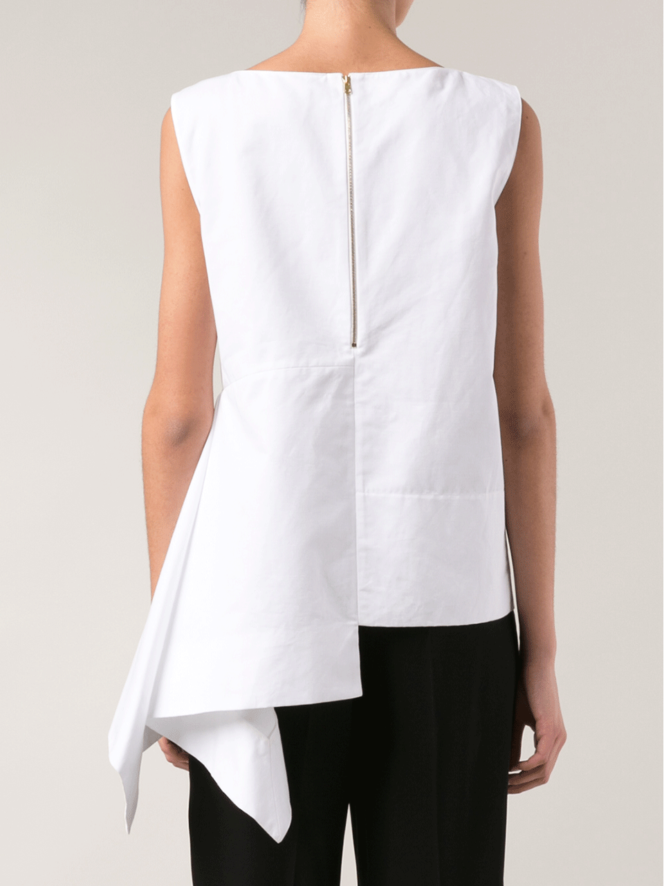 MARNI-Side Drape Tank-