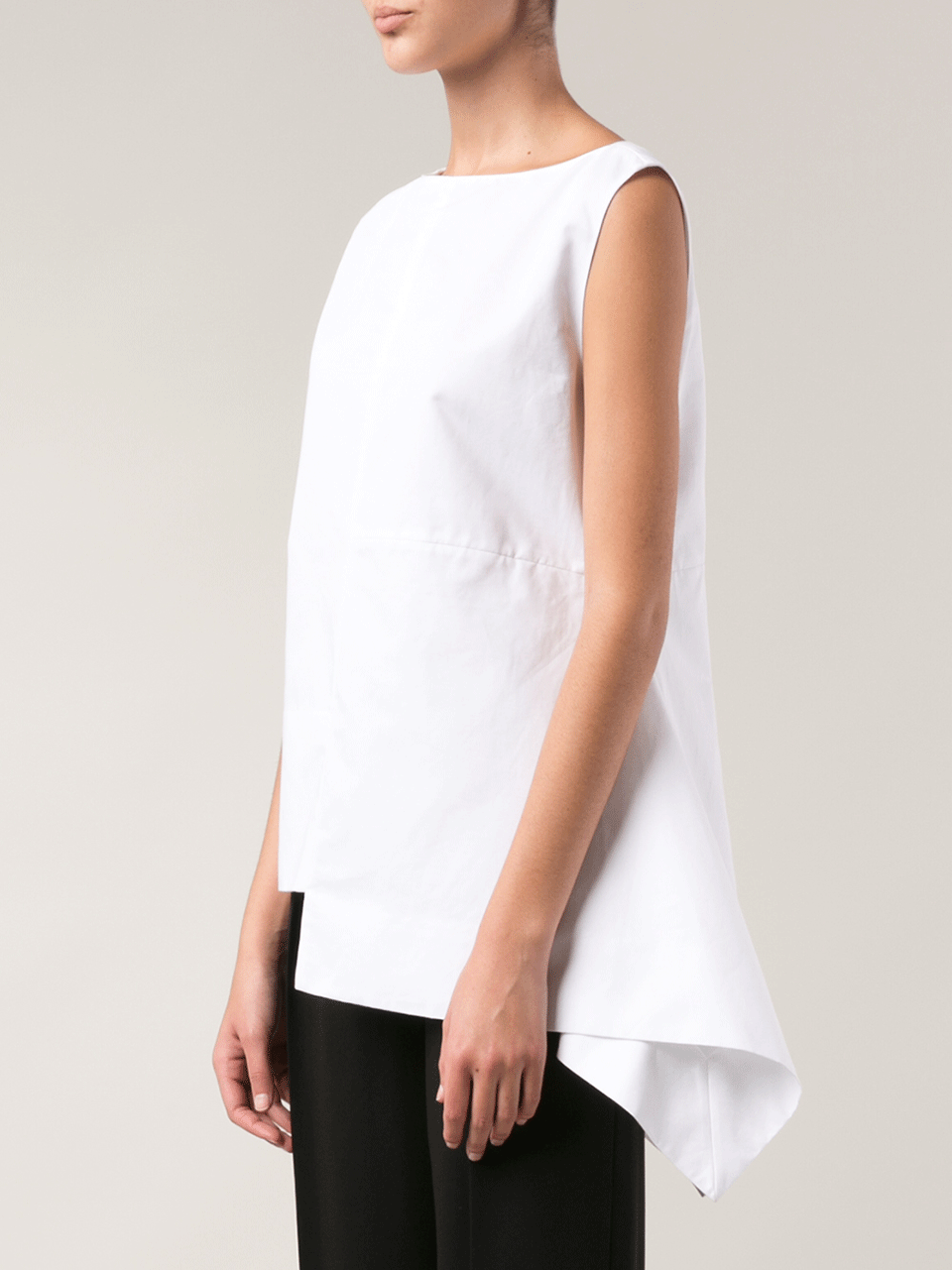 MARNI-Side Drape Tank-