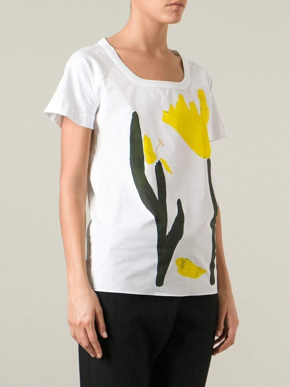 MARNI-Tulip Tee Shirt-