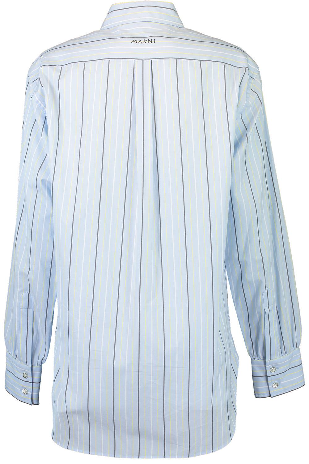 MARNI-Long Sleeve Striped Shirt-