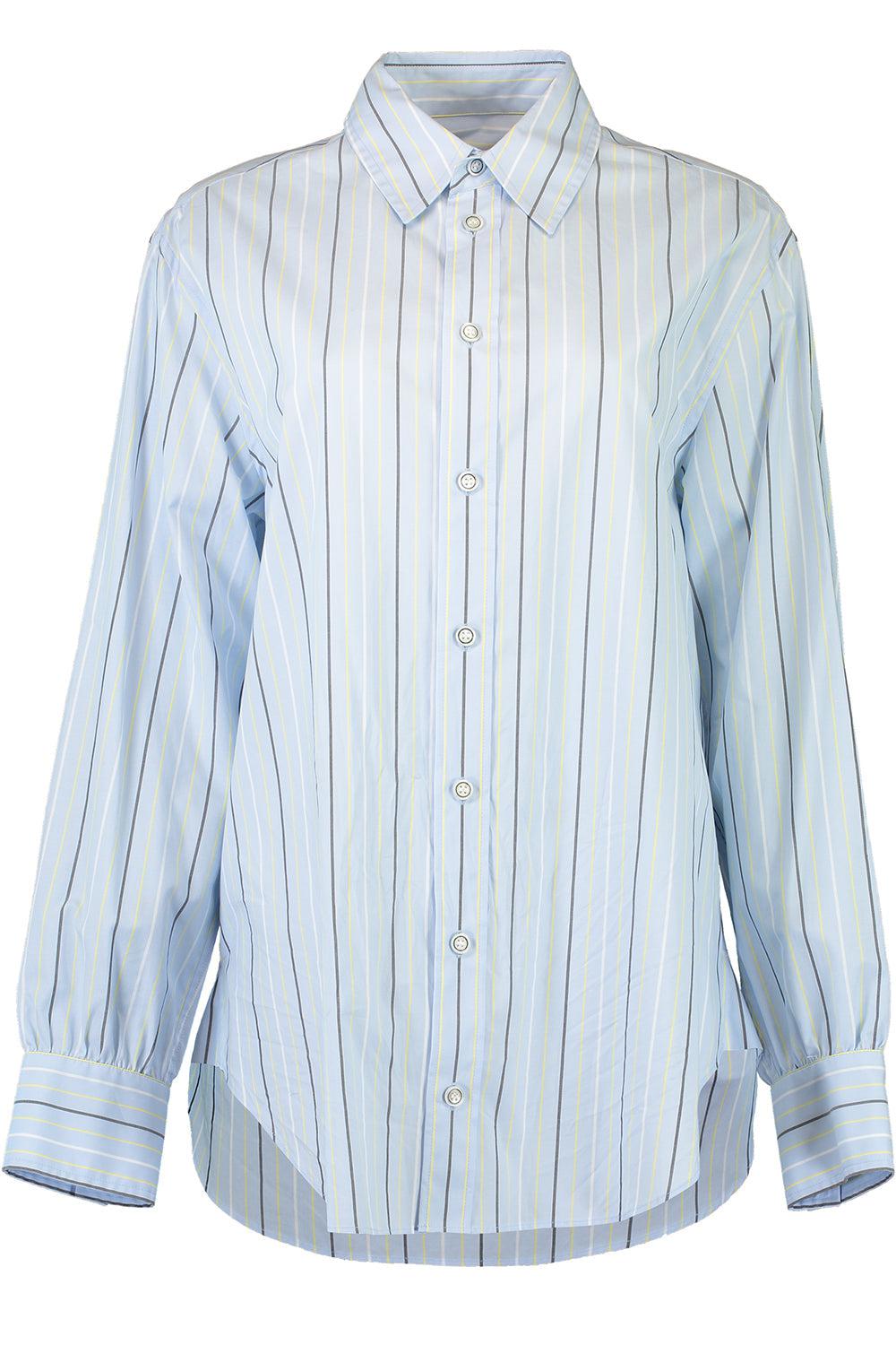 MARNI-Long Sleeve Striped Shirt-
