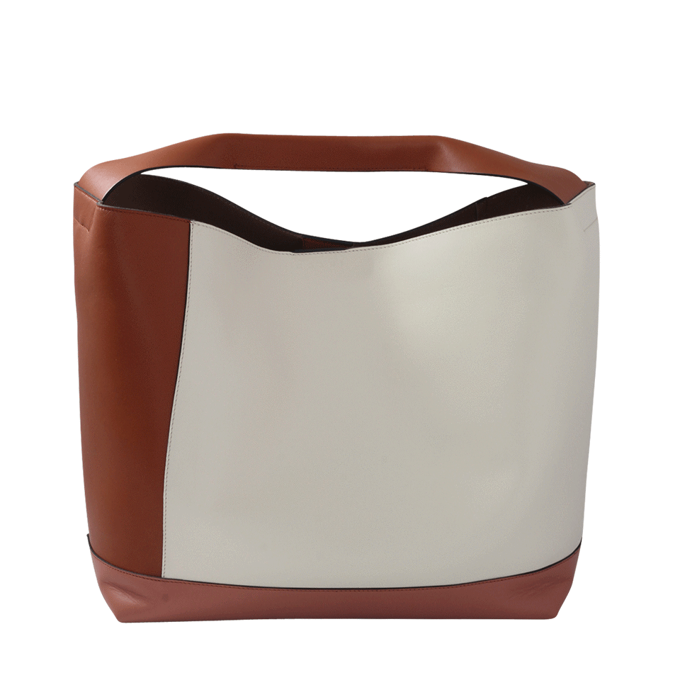 MARNI-Two Tone Tote-APRICOT