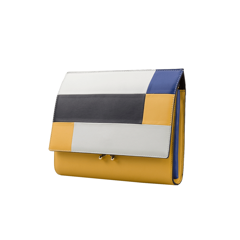 MARNI-Colorblock Pouchette Crossbody-LIMESTN