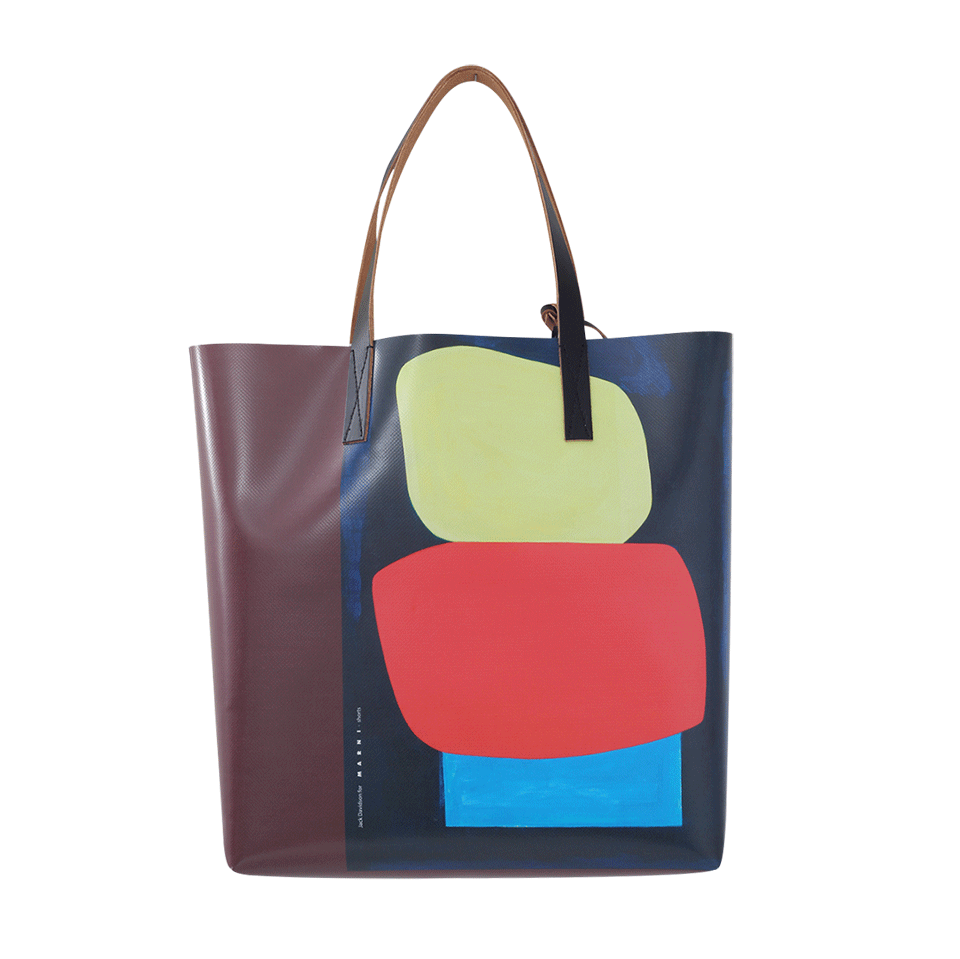 MARNI-Jack Davidson Printed Tote-LEMMON