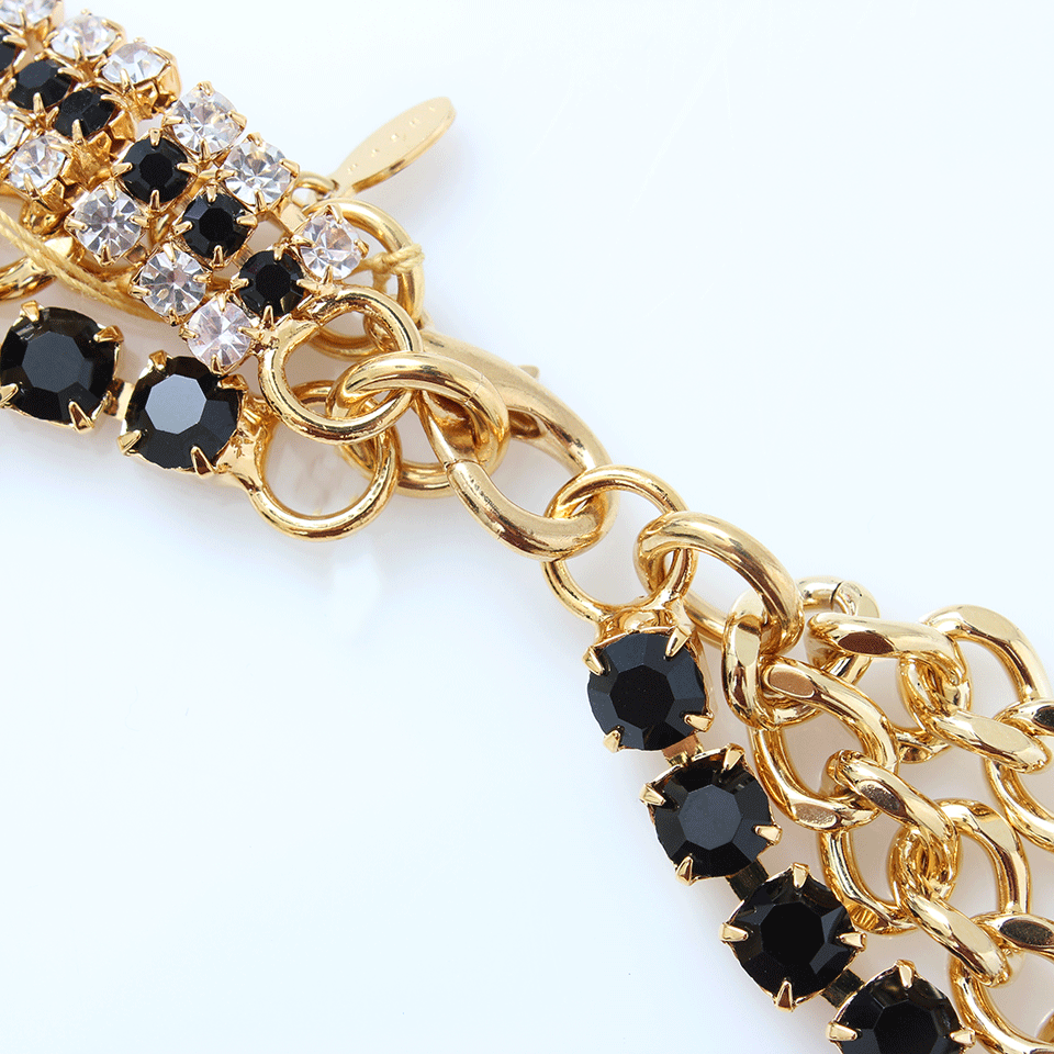 MARNI-Strass Necklace-COAL