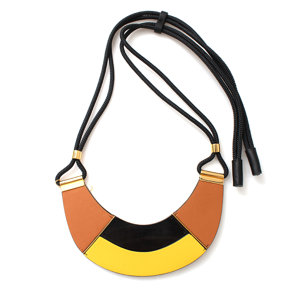 MARNI-Leather Necklace-