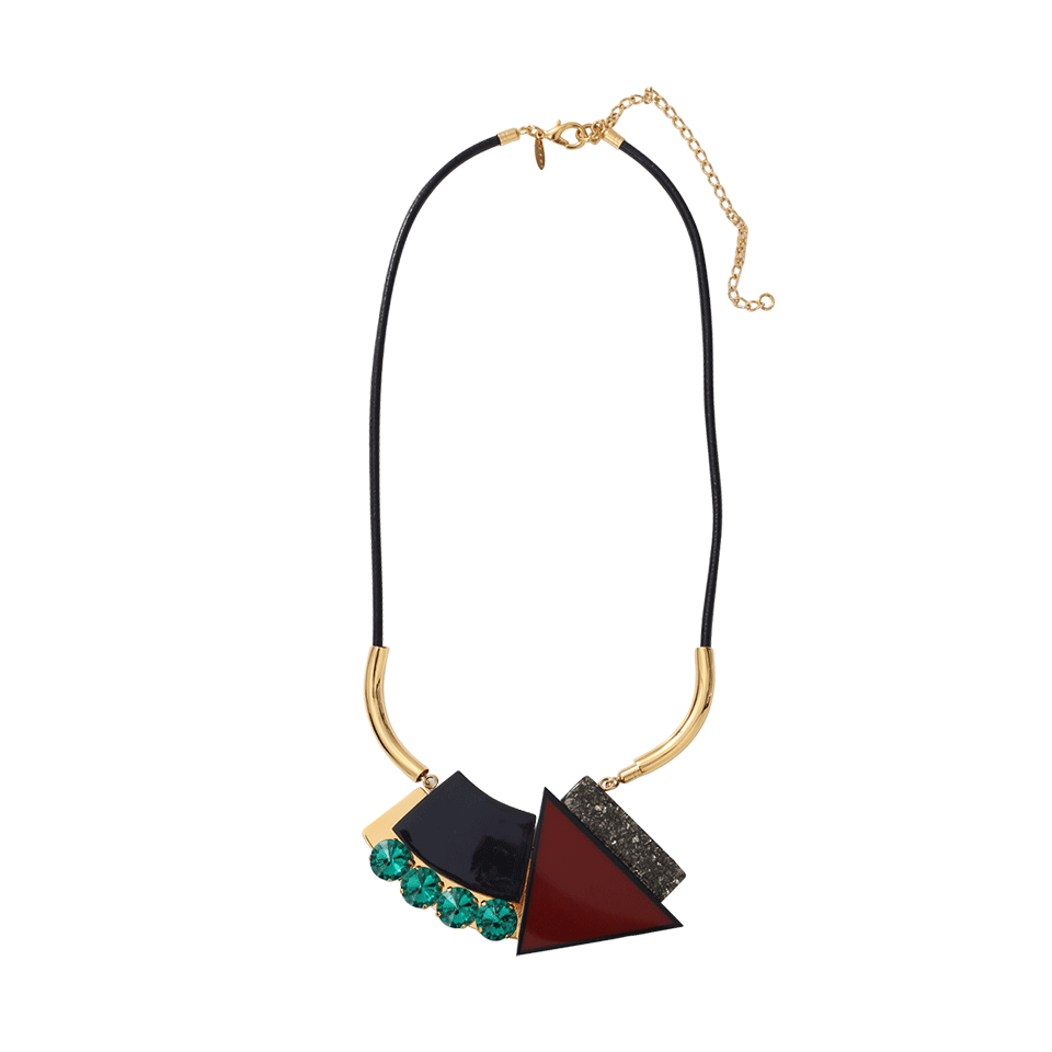 MARNI-Stones Necklace-RASPBERR