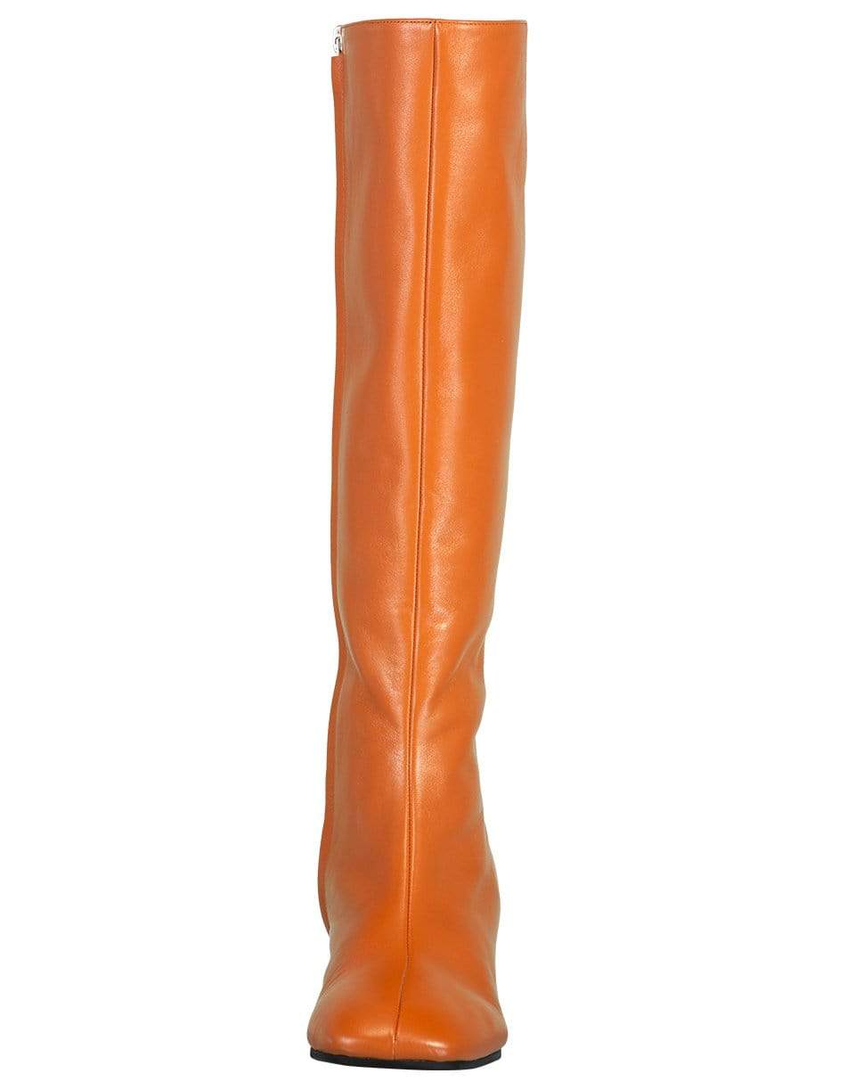 MARNI-Cinnamon Exposed Zipper Knee High Boot-