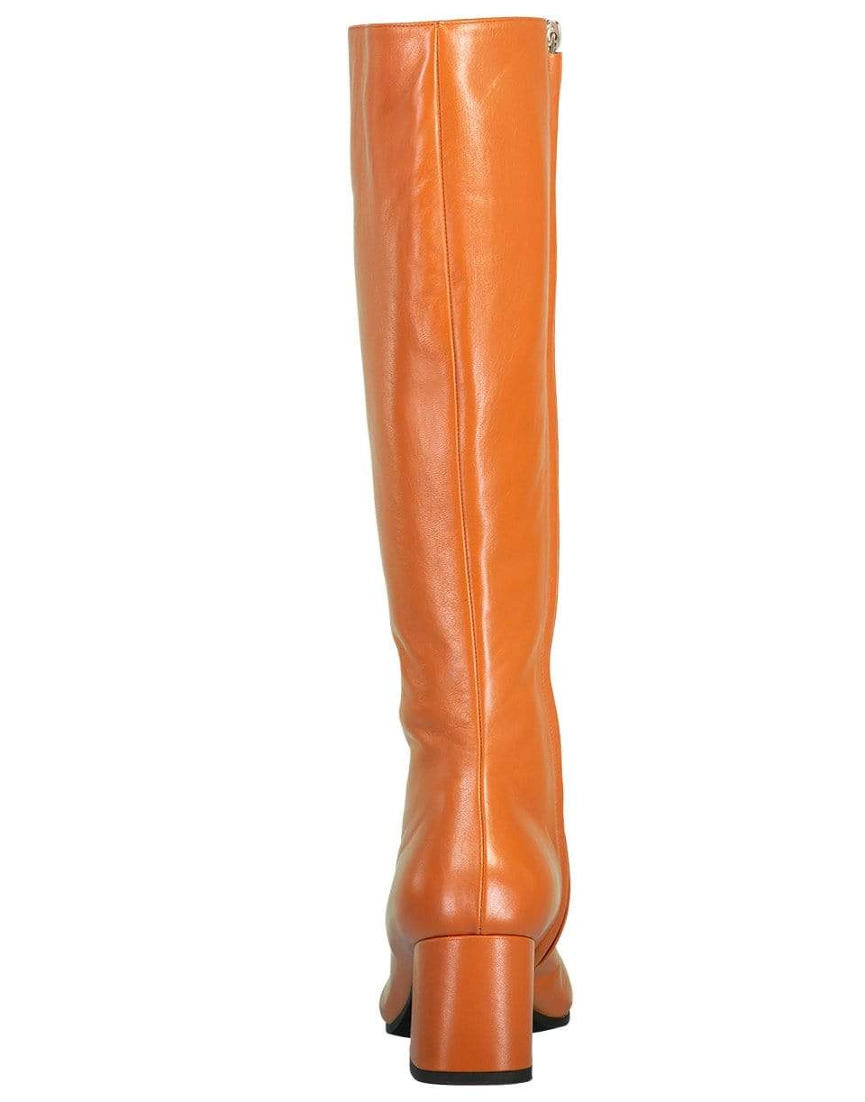 MARNI-Cinnamon Exposed Zipper Knee High Boot-