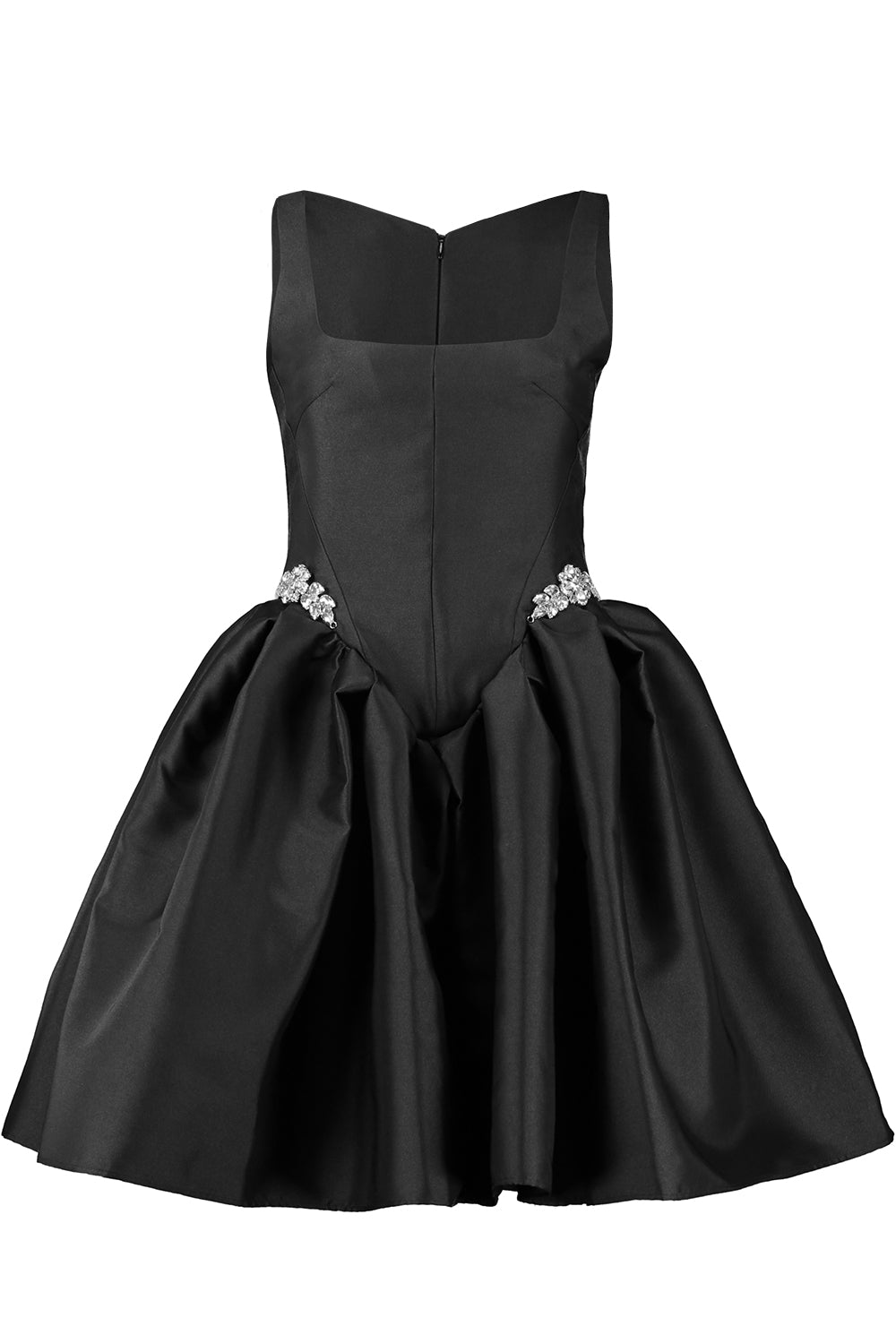 Short Puff Dress-BLACK-2-CLOTHINGDRESSCOCKTAIL-MARQUES ALMEIDA