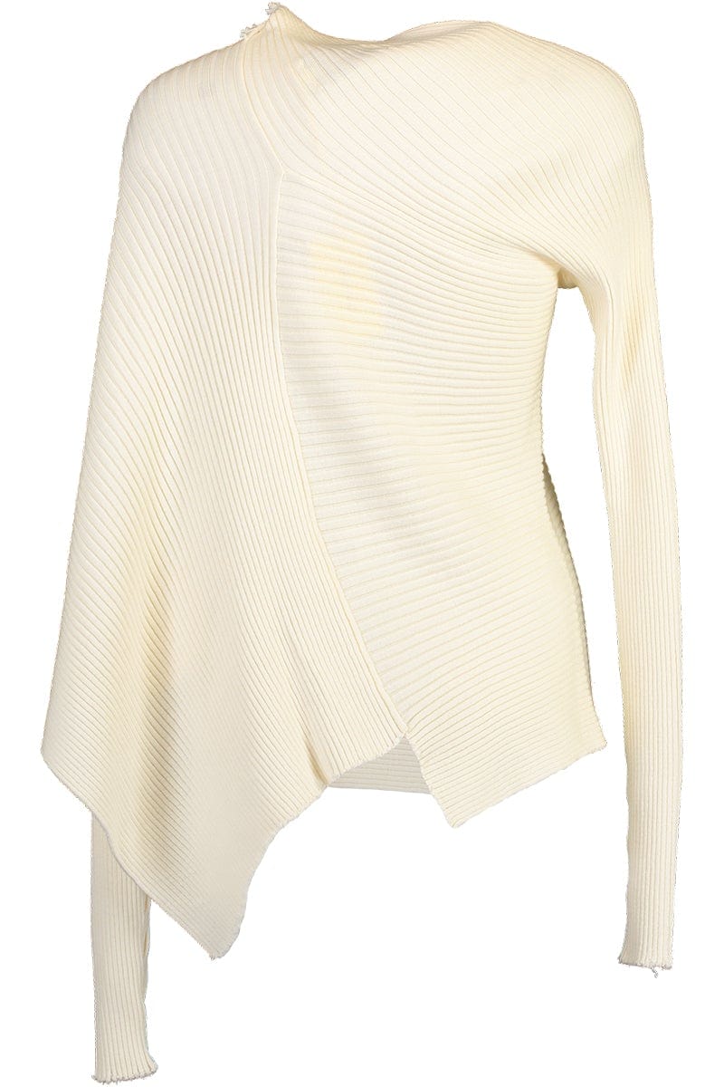 MARQUES ALMEIDA-Draped Jumper - White-