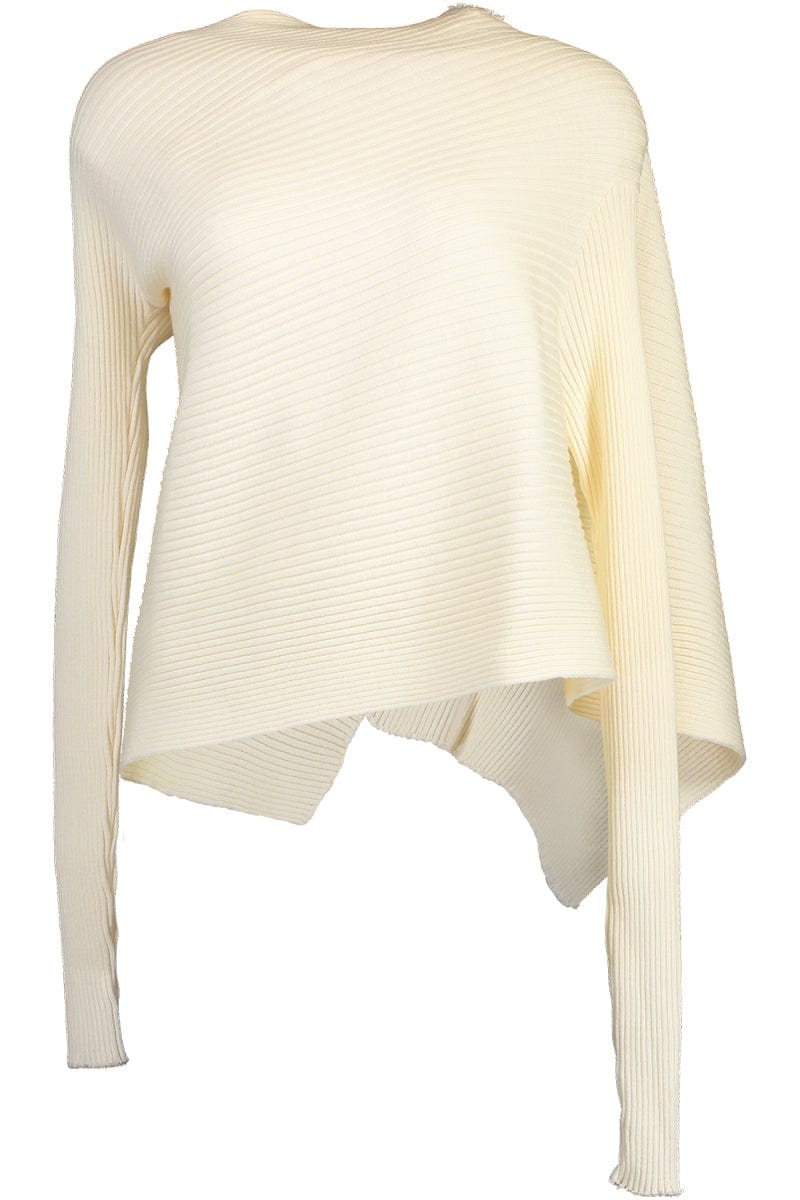 MARQUES ALMEIDA-Draped Jumper - White-