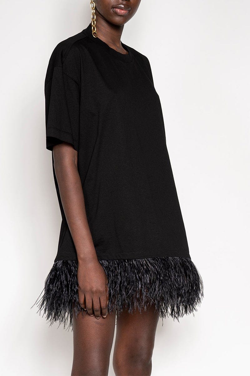 MARQUES ALMEIDA-Feather T Shirt-