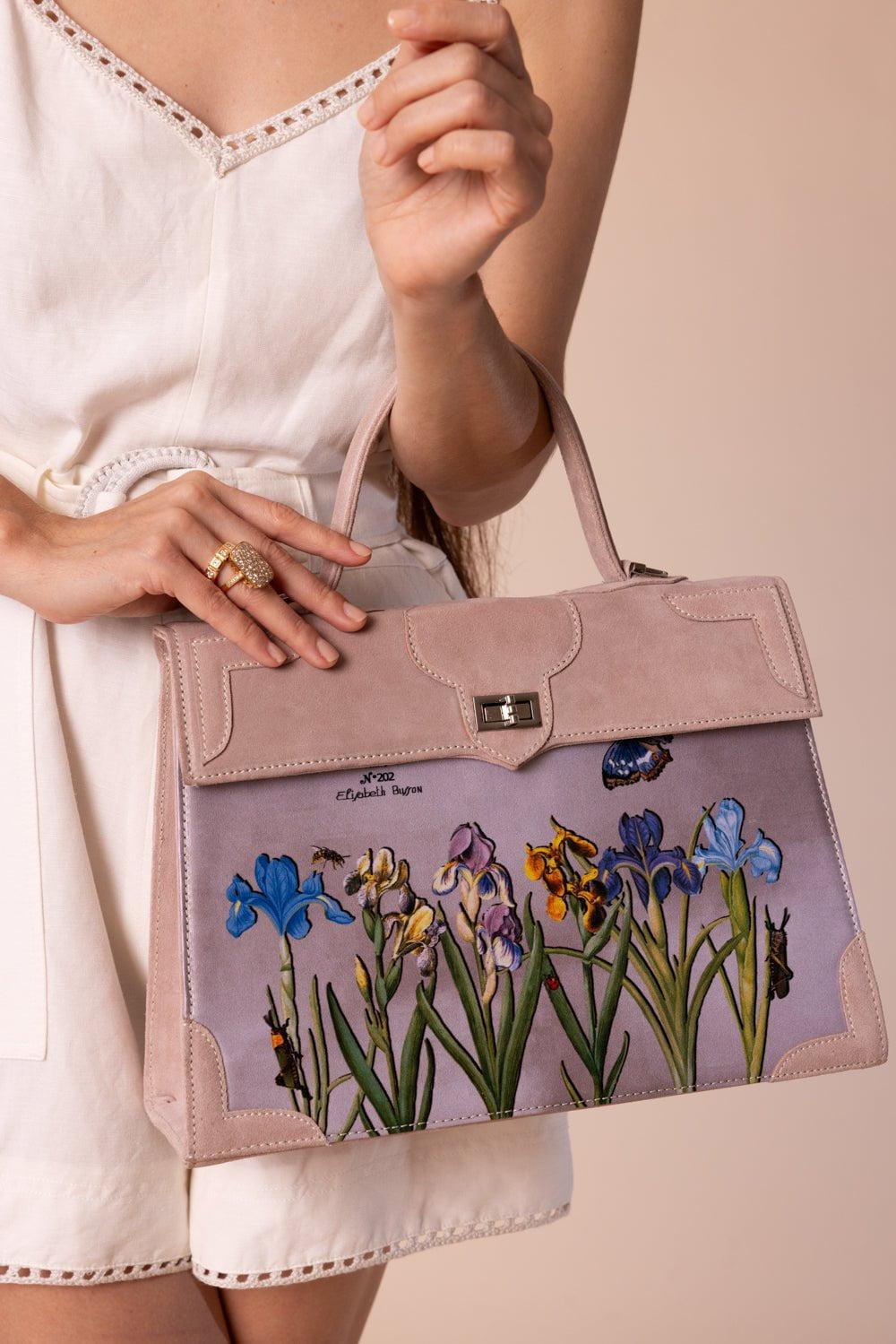 MARQUISE PARIS-Les Iris Top Handle Bag-CHMPGNRS