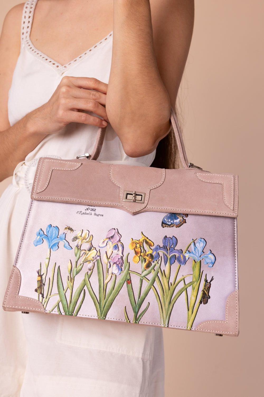 MARQUISE PARIS-Les Iris Top Handle Bag-CHMPGNRS