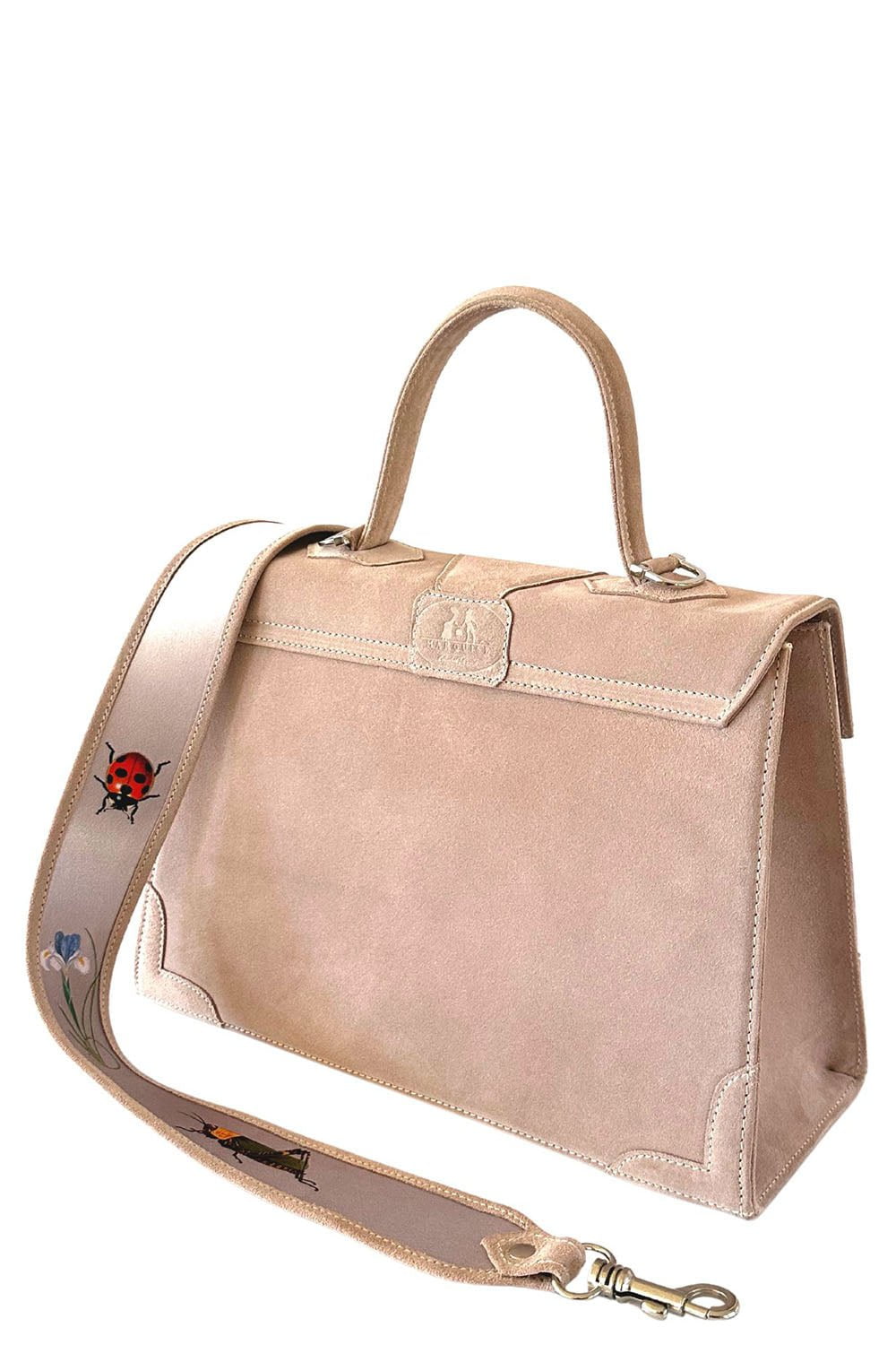 MARQUISE PARIS-Les Iris Top Handle Bag-CHMPGNRS