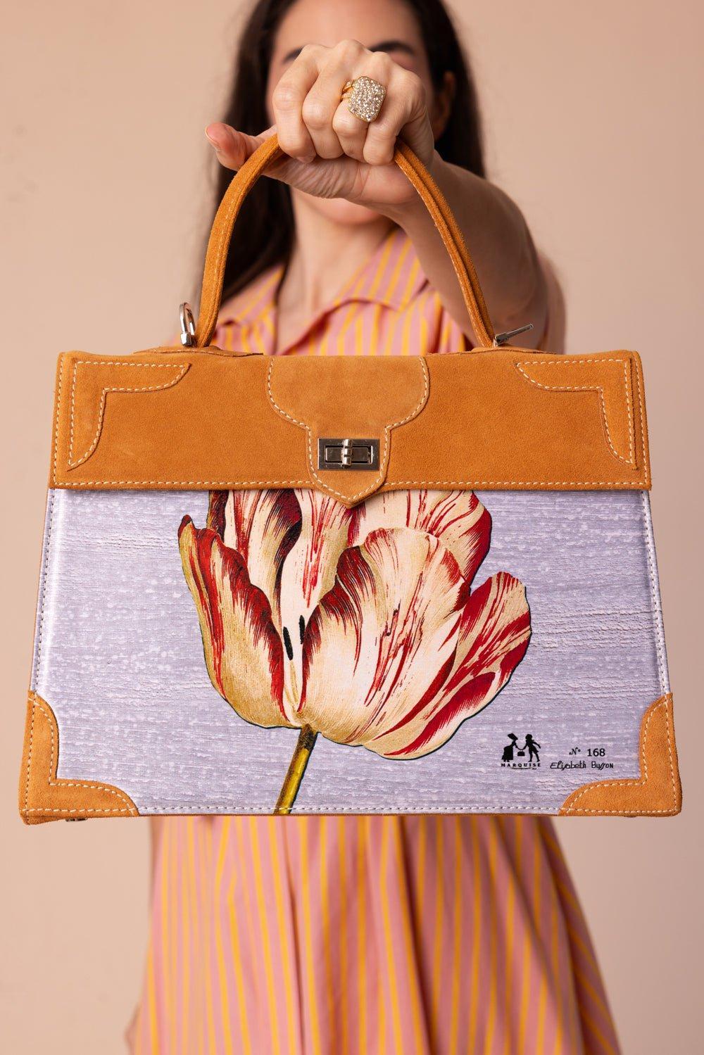 MARQUISE PARIS-Tulipe Top Handle Bag-GOLD