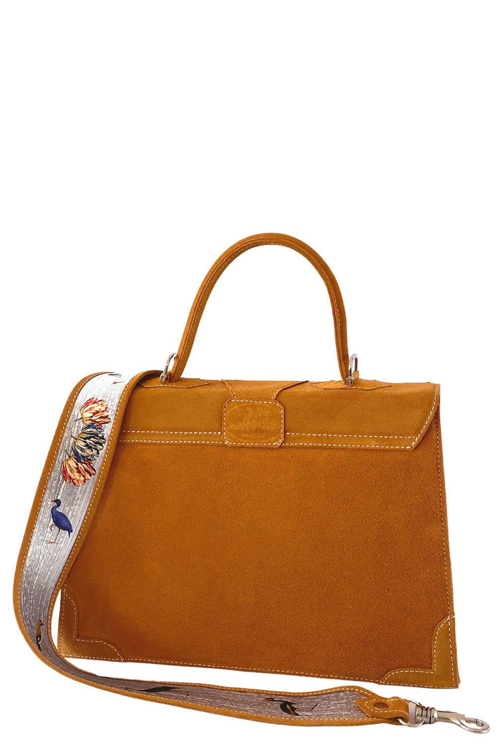 MARQUISE PARIS-Tulipe Top Handle Bag-GOLD