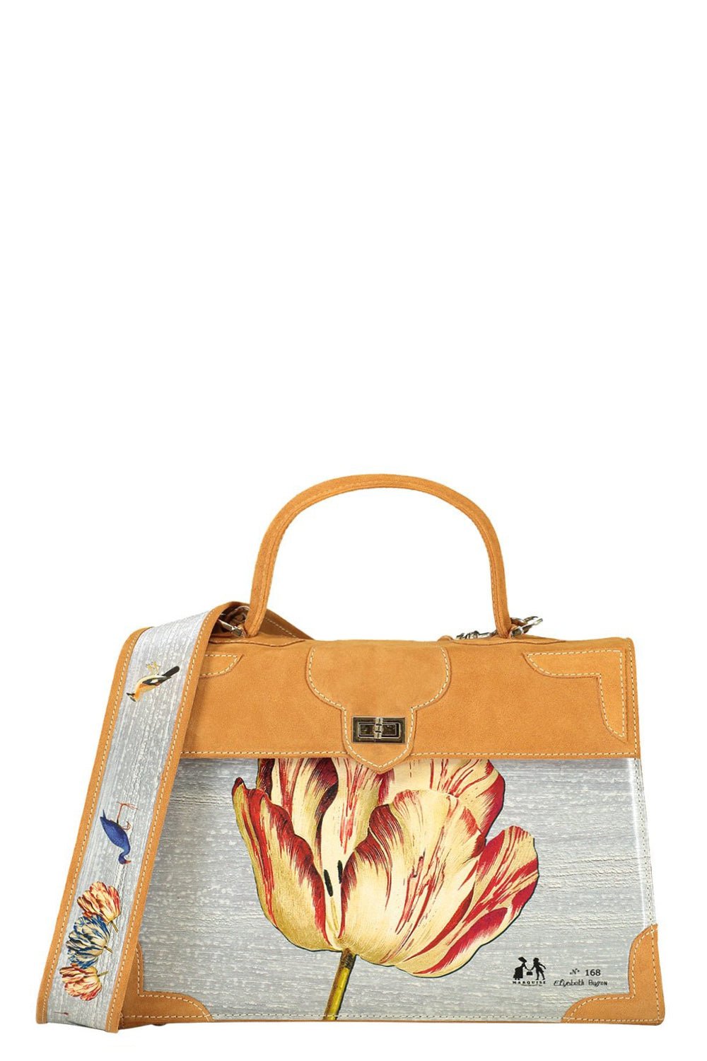 MARQUISE PARIS-Tulipe Top Handle Bag-GOLD