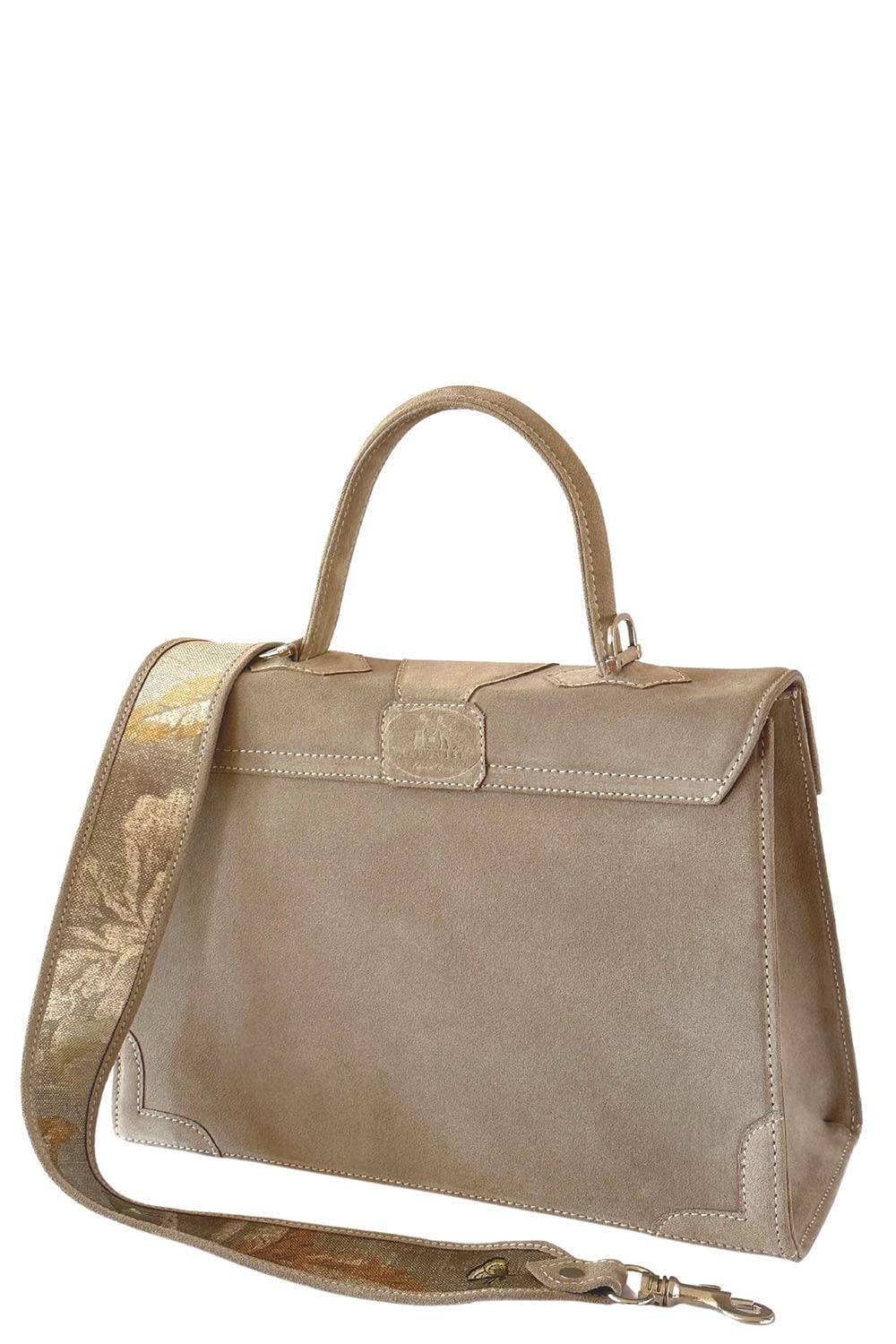 MARQUISE PARIS-Le Perdreau Top Handle Bag-PEARL