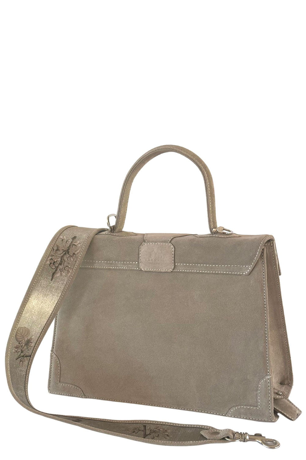 MARQUISE PARIS-Rencontre Equestre Top Handle Bag - Pearl-PEARL