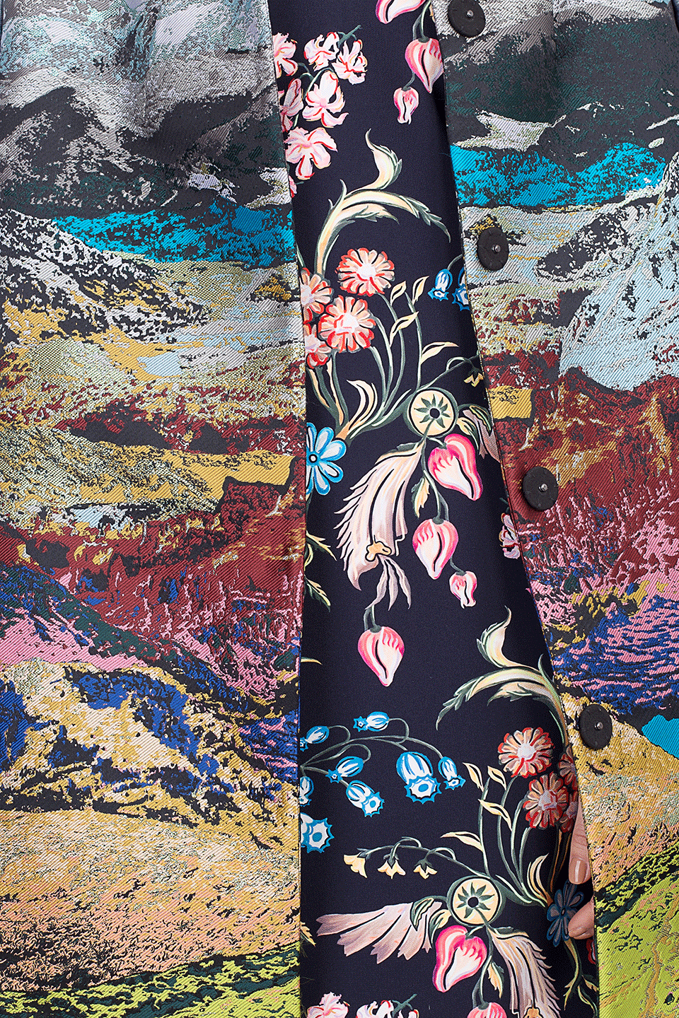 MARY KATRANTZOU-Stephania Landscape Coat-