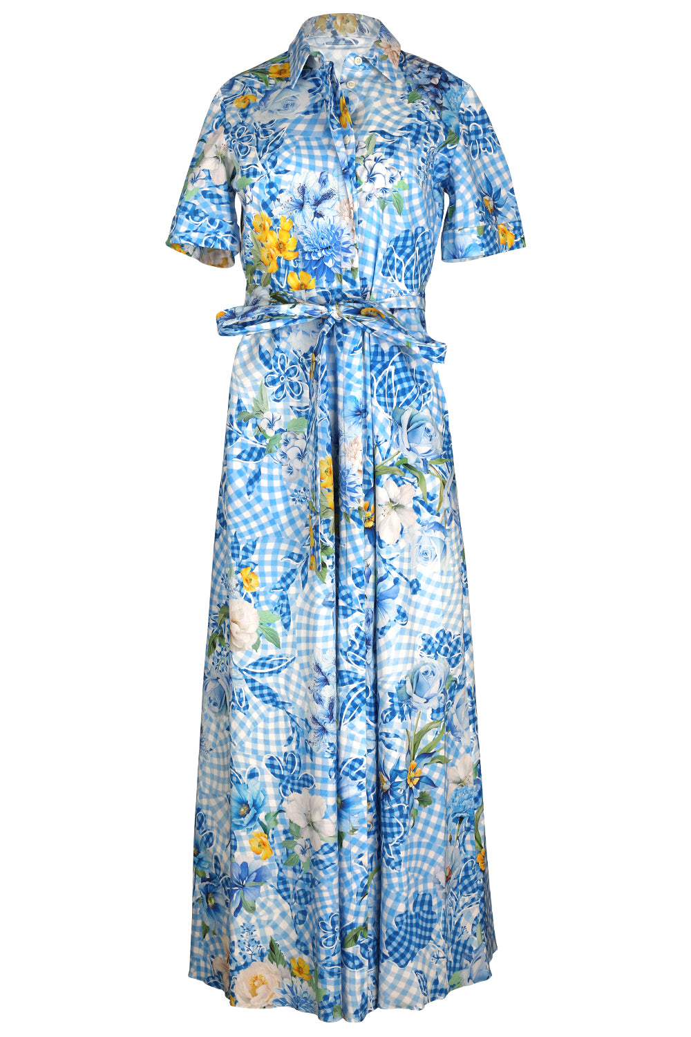 Como Maxi Dress - Fleur Blueberry