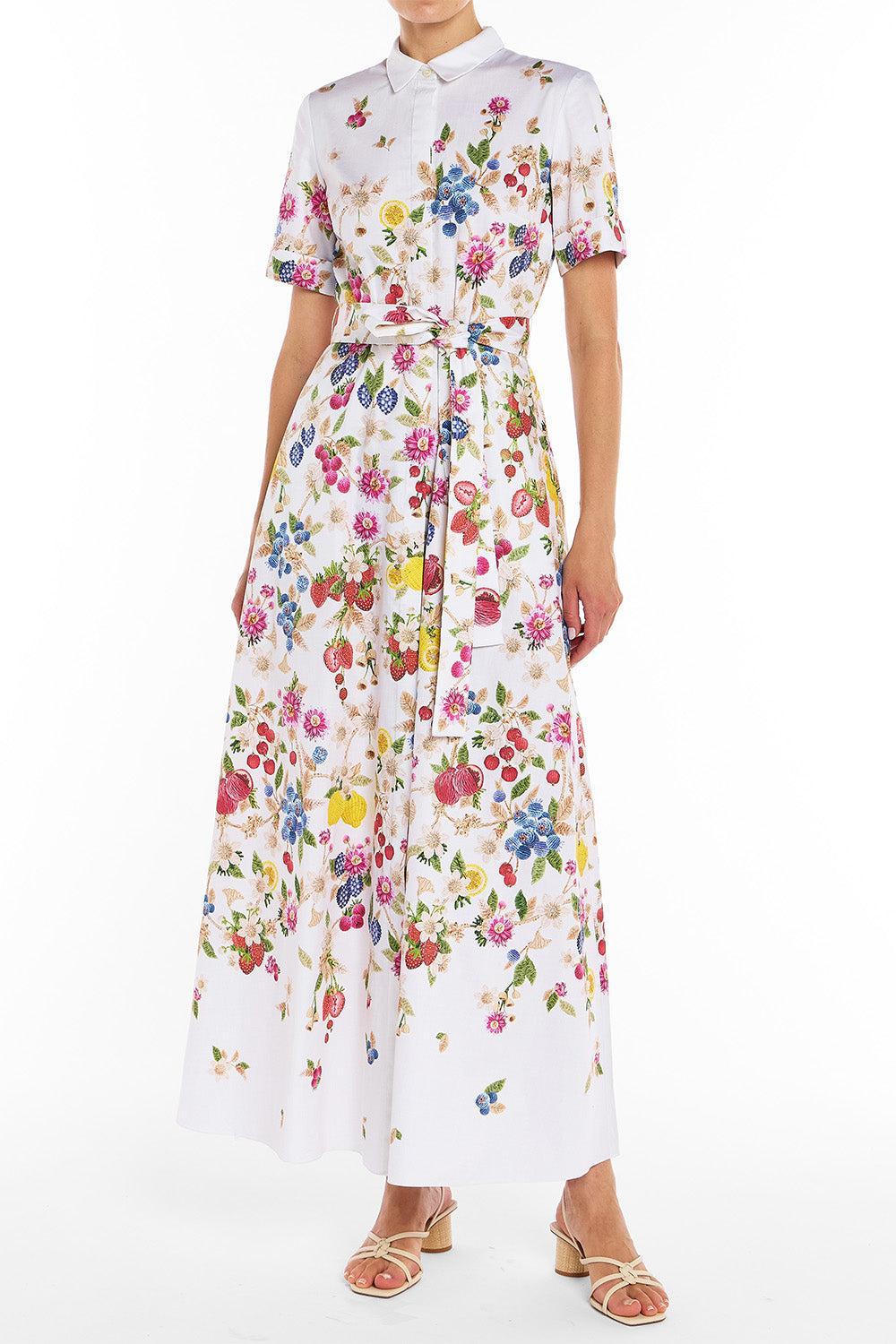 Como Maxi Dress - Fruitavola-FLORAL-2-CLOTHINGDRESSCASUAL-MARY KATRANTZOU