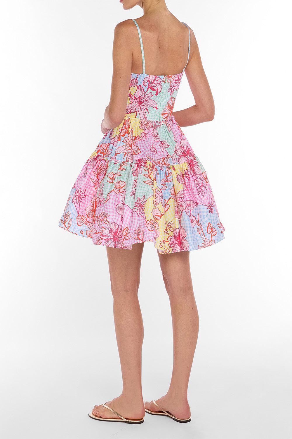 Margot Mini Dress-FLORAL-2-CLOTHINGDRESSCASUAL-MARY KATRANTZOU