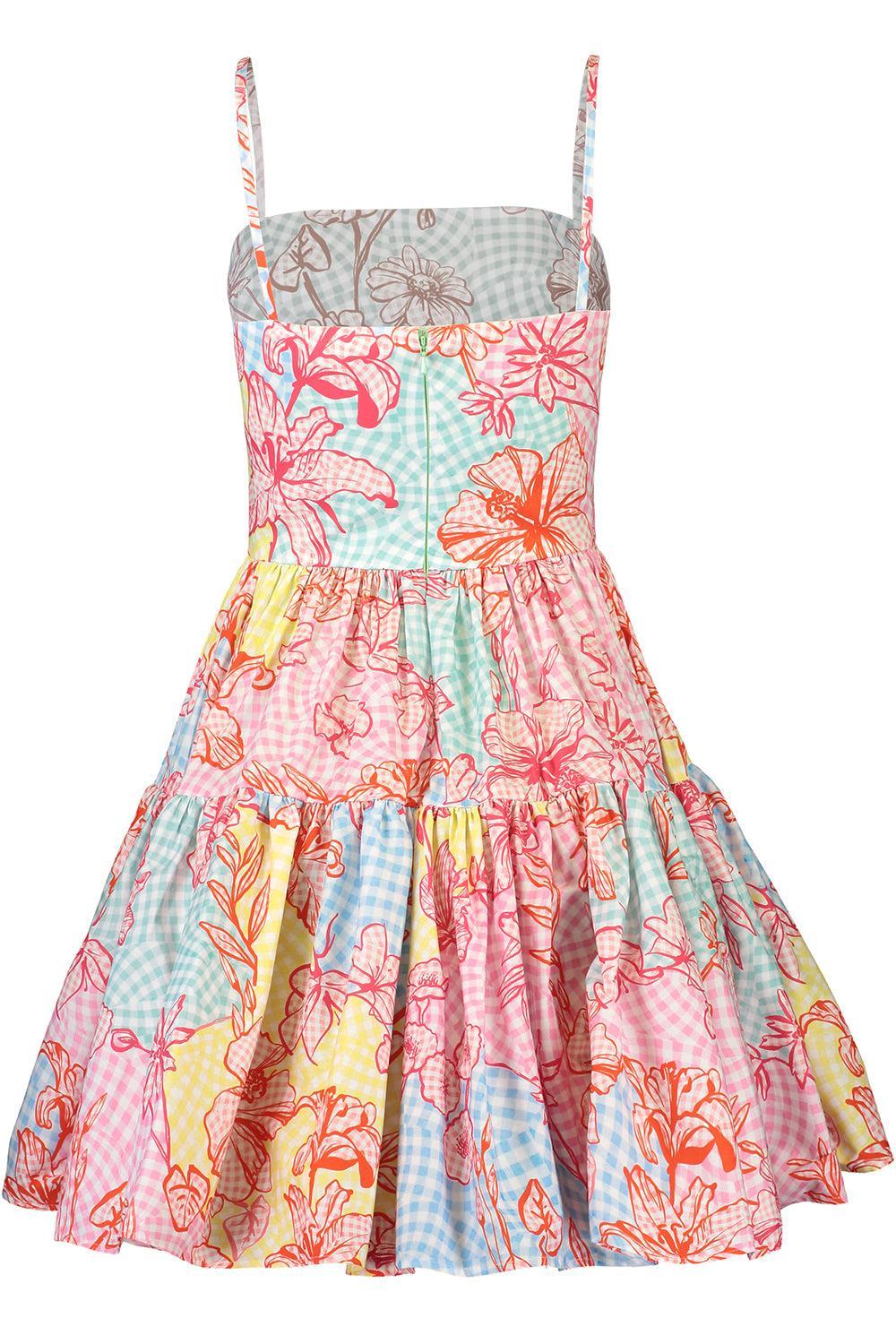 Margot Mini Dress-FLORAL-2-CLOTHINGDRESSCASUAL-MARY KATRANTZOU
