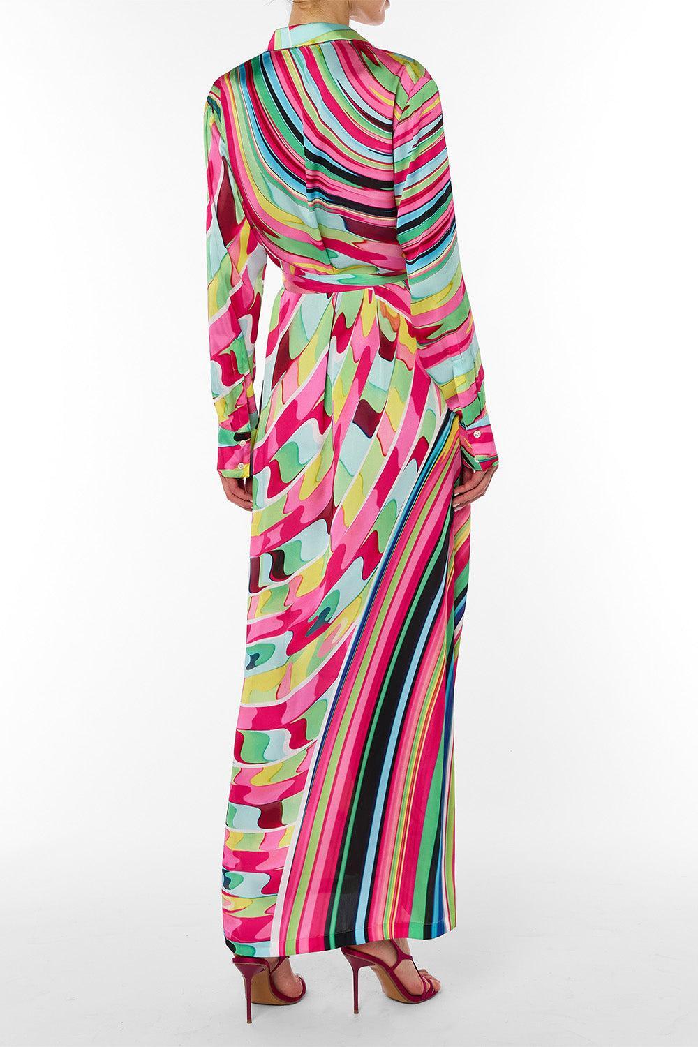 Torino Dress - Retchello Rainbow-GEOMETRC-2-CLOTHINGDRESSCASUAL-MARY KATRANTZOU