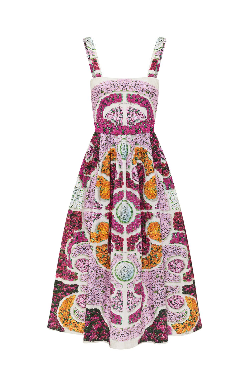 MARY KATRANTZOU-Iris Dres - Pink Topiary-
